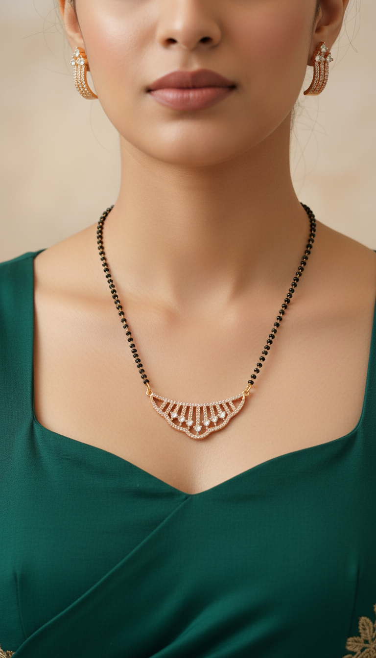 American Diamond Mangalsutra