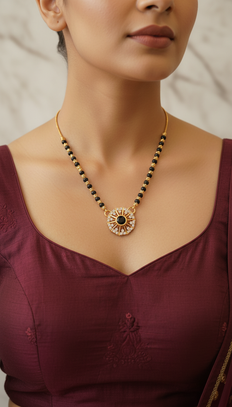 American Diamond Mangalsutra