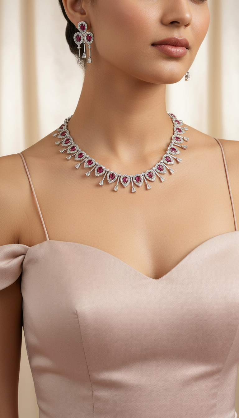 American Diamond Necklace