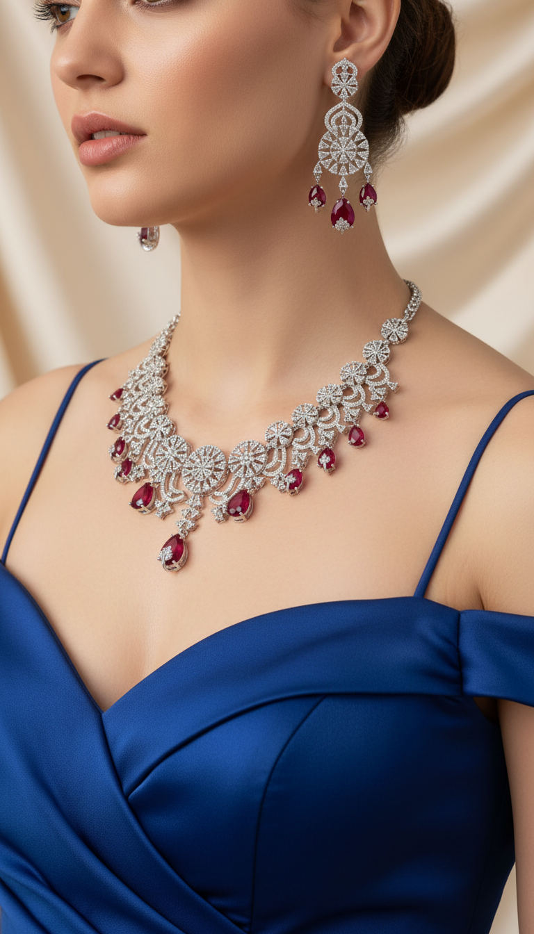 American Diamond Necklace