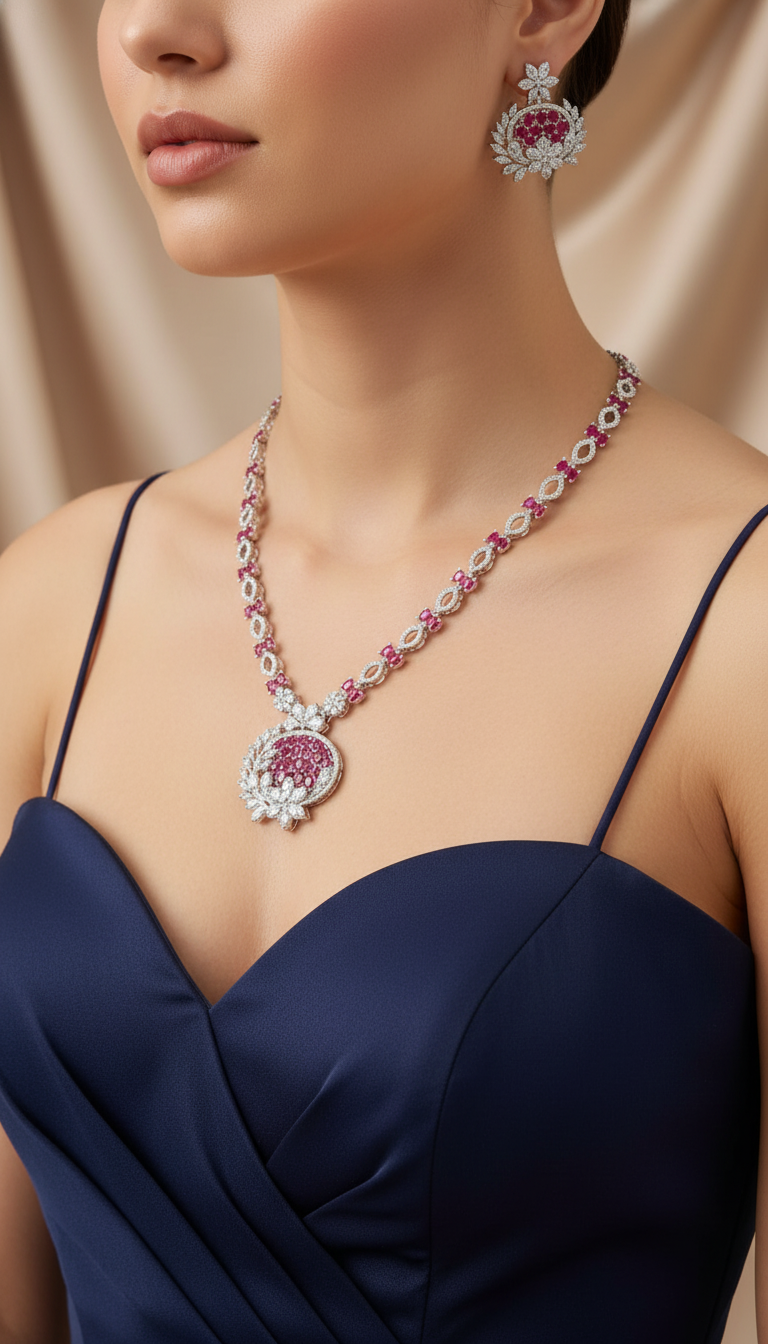 American Diamond Necklace